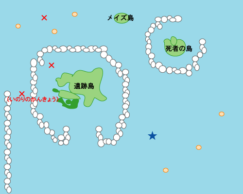 北東の海図